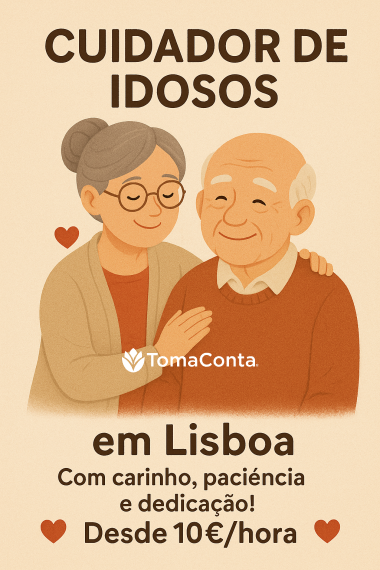 👵❤️ Cuidador de Idosos em Lisboa – Com carinho, paciência e dedicação! Desde 10€/hora ❤️👴